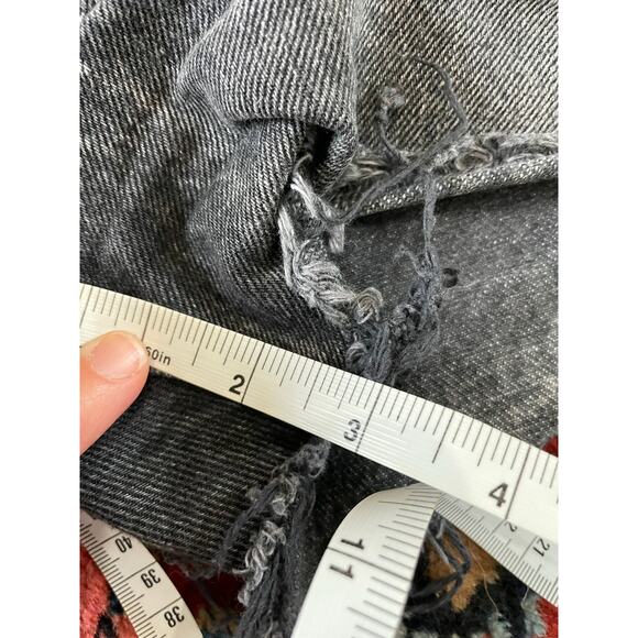 Moussy Vintage 27 Jean Shorts Cut-off Distressed Perrysburg High 540FSC11-2360 - Picture 10 of 11